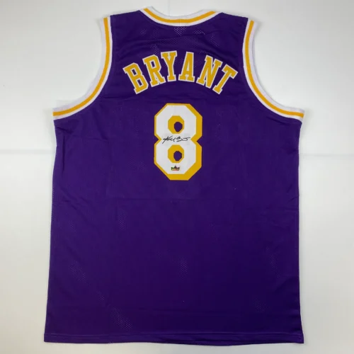 Kobe Bryant Autographed #8 Los Angeles Basketball Jersey
