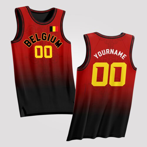Belgium Custom Basketball Jersey