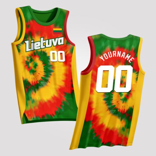 Lithuania Custom Basketball Jersey