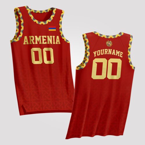 Armenia Custom Basketball Jersey