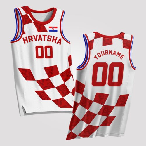 Croatia Custom Basketball Jersey