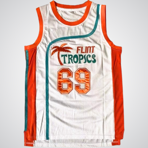 Downtown Malone #69 Semi Pro Flint Tropics Basketball Jersey