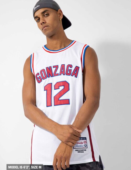 John Stockton #12 Gonzaga Basketball Jersey