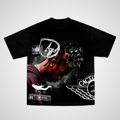 Travis Scott Look Mom I Can Fly Cactus Jack T-Shirt