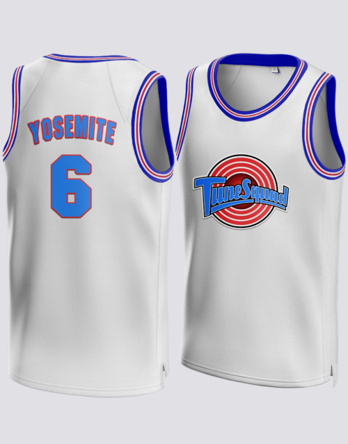 Yosemite #6 Space Jam Tune Squad Basketball Jersey