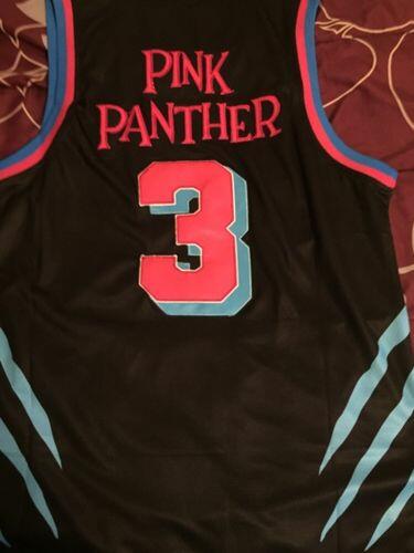 Click to view full screen Miami X Pink Panther #3 Basketball Jersey photo review