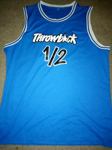 Click to view full screen Penny Hardaway L P #1/2 Throwback Basketball Jersey photo review