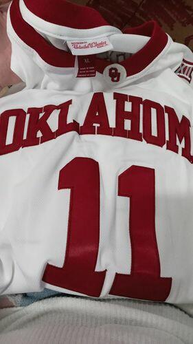Click to view full screen Trae Young #11 Oklahoma Sooners Basketball Jersey photo review