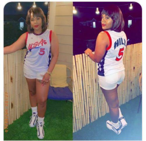 Grant Hill #5 USA Dream Team White Basketball Jersey photo review