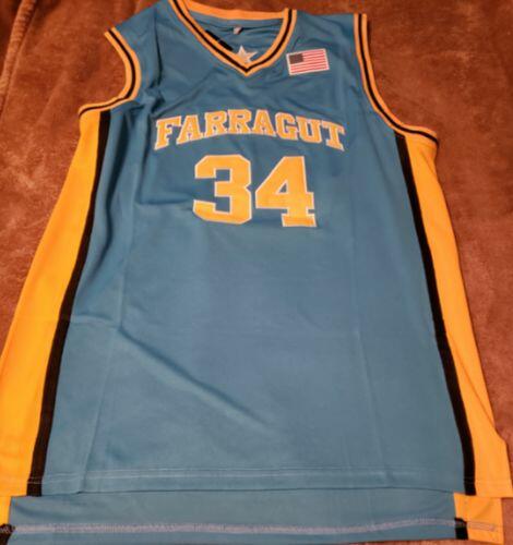 Click to view full screen Kevin Garnett #34 Farragut Academy Basketball Jersey photo review