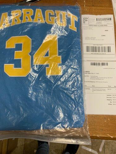 Click to view full screen Kevin Garnett #34 Farragut Academy Basketball Jersey photo review