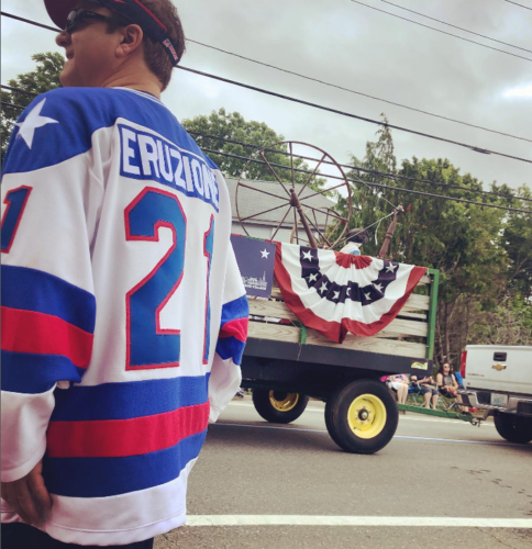 Mike Eruzione #21 Miracle Team USA Hockey Jersey photo review
