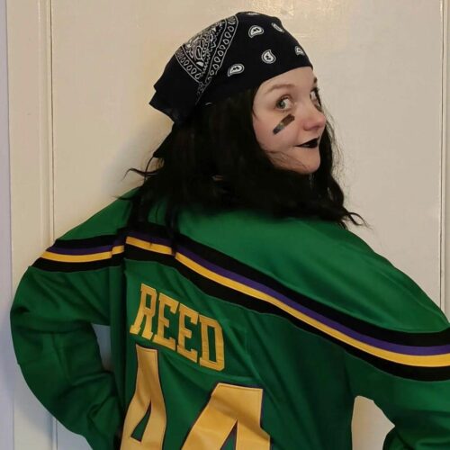 Click to view full screen Fulton Reed #44 Mighty Ducks Hockey Jersey photo review