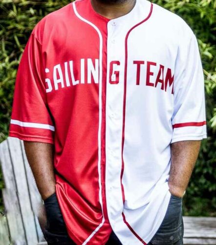 Click to view full screen Lil Boat #44 Sailing Team Baseball Jersey photo review