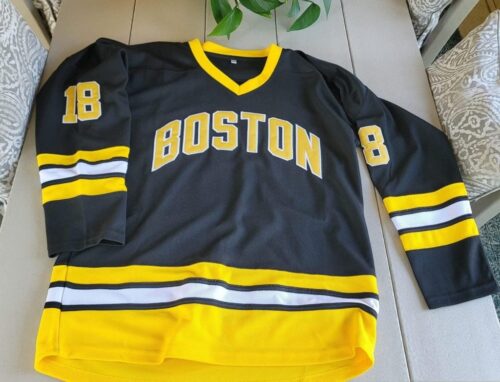 Happy Gilmore #18 Boston Adam Sandler Hockey Jersey photo review