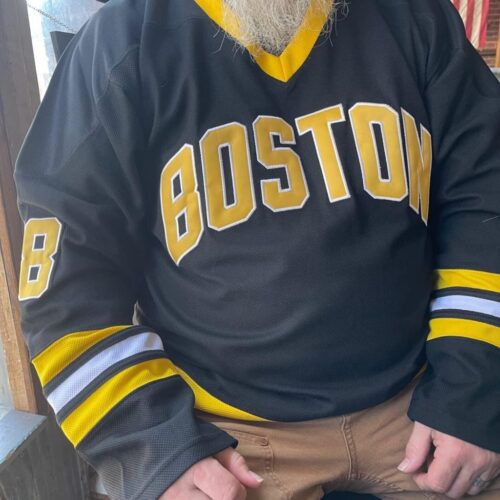 Happy Gilmore #18 Boston Adam Sandler Hockey Jersey photo review