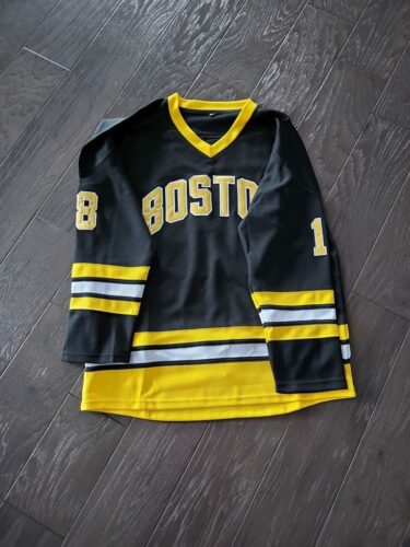 Happy Gilmore #18 Boston Adam Sandler Hockey Jersey photo review