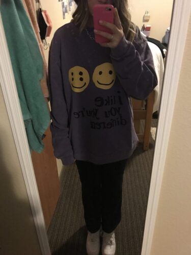 I Like You You're Different Sweatshirt photo review