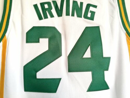 Click to view full screen Kyrie Irving #24 St Patrick High School Jersey photo review