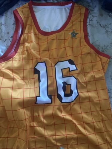 Toy Story Woody #16 Basketball Jersey photo review