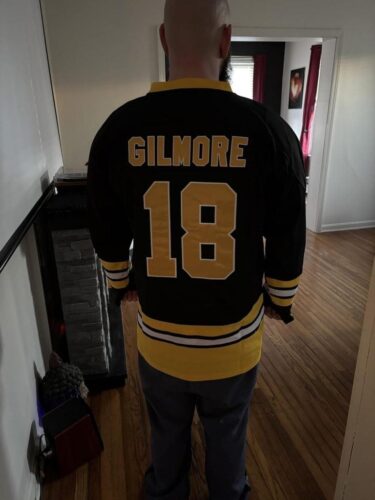 Happy Gilmore #18 Boston Adam Sandler Hockey Jersey photo review