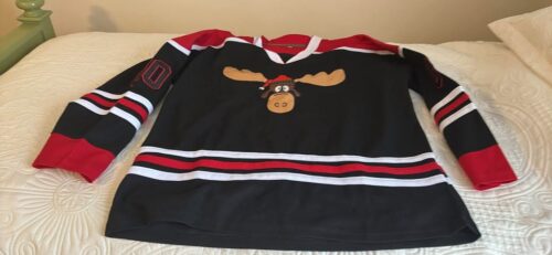 Click to view full screen YOUTH Christmas Vacation 'Griswold' Hockey Jersey photo review