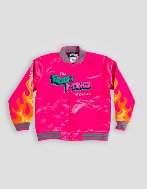 Youth Pink Flame Fresh Prince Satin Jacket